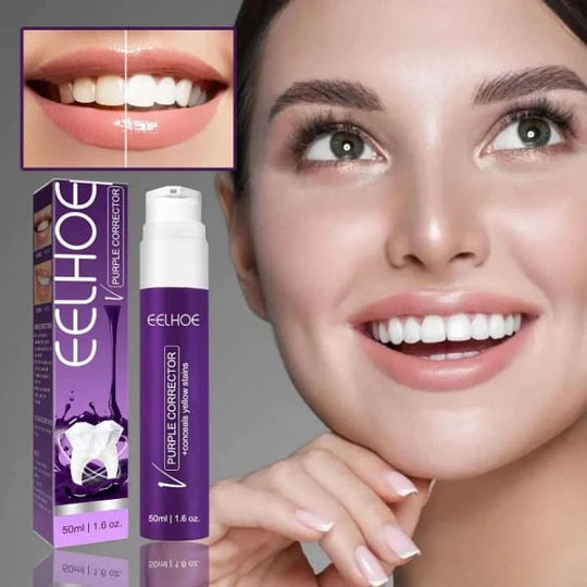 EELHOE PURPLE WHITENING TOOTHPASTE STAIN REMOVAL