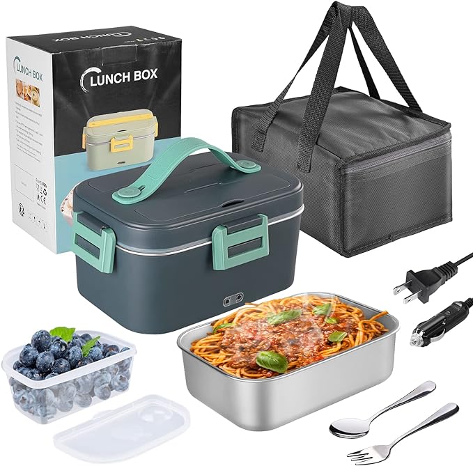Portable Electric Heater Lunch Box Stainless Steel